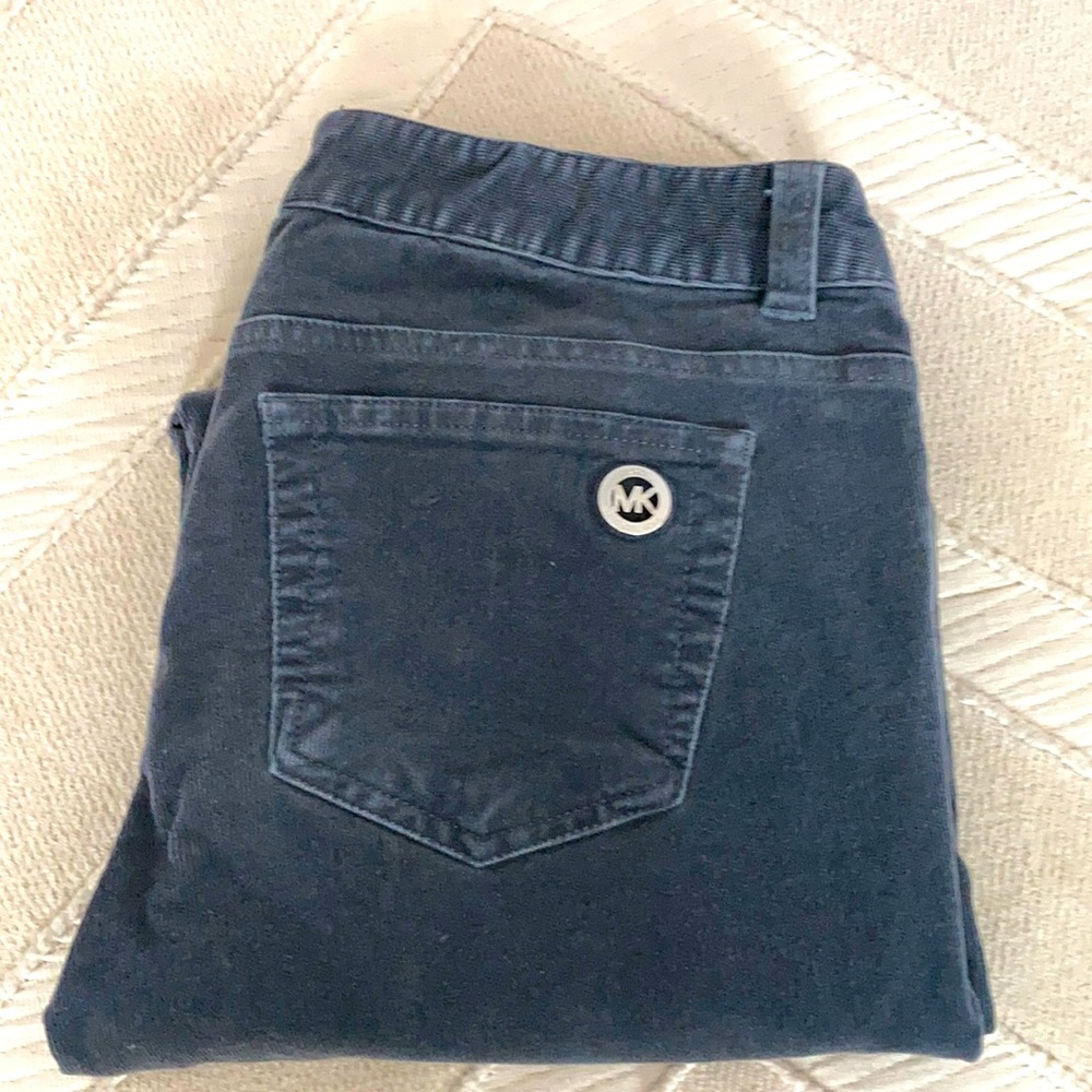 MICHAEL KORS skinny corduroy pants.